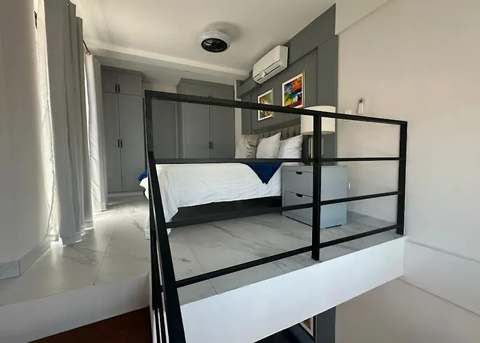 Dog-friendly Loft With Rooftop Infinity Pool, Gym, Balcony & Ac Сasa de vacaciones